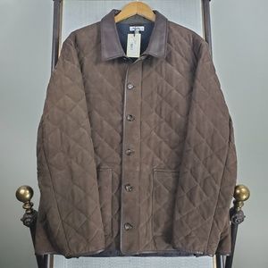 PETER MILLAR XL $895 Mens Lamb Suede Jacket Coat